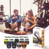 imageAPEXUP 10lbsPair Adjustable Ankle Weights for Women and Men Modularized Leg Weight Straps for Yoga Walking Running Aerobics GymGray