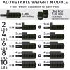 imageAPEXUP 10lbsPair Adjustable Ankle Weights for Women and Men Modularized Leg Weight Straps for Yoga Walking Running Aerobics GymGreen