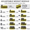 imageAPEXUP 10lbsPair Adjustable Ankle Weights for Women and Men Modularized Leg Weight Straps for Yoga Walking Running Aerobics GymYellow