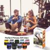 imageAPEXUP 10lbsPair Adjustable Ankle Weights for Women and Men Modularized Leg Weight Straps for Yoga Walking Running Aerobics GymYellow