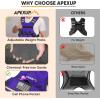 imageAPEXUP Adjustable Weighted Vest 410lb1218lb2032lb Vest with 6 Ironsand Weights and Large Pocket Weight Vest for Men Women Strength Training Running WalkingPurple