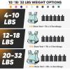 imageAPEXUP Adjustable Weighted Vest 410lb1218lb2032lb Vest with 6 Ironsand Weights and Large Pocket Weight Vest for Men Women Strength Training Running WalkingPastel Blue