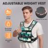 imageAPEXUP Adjustable Weighted Vest 410lb1218lb2032lb Vest with 6 Ironsand Weights and Large Pocket Weight Vest for Men Women Strength Training Running WalkingDigital Camo