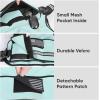 imageAPEXUP Adjustable Weighted Vest 410lb1218lb2032lb Vest with 6 Ironsand Weights and Large Pocket Weight Vest for Men Women Strength Training Running WalkingPastel Blue