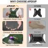 imageAPEXUP Adjustable Weighted Vest 410lb1218lb2032lb Vest with 6 Ironsand Weights and Large Pocket Weight Vest for Men Women Strength Training Running WalkingGreen