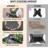imageAPEXUP Adjustable Weighted Vest 410lb1218lb2032lb Vest with 6 Ironsand Weights and Large Pocket Weight Vest for Men Women Strength Training Running WalkingGreen Digi Camo