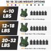 imageAPEXUP Adjustable Weighted Vest 410lb1218lb2032lb Vest with 6 Ironsand Weights and Large Pocket Weight Vest for Men Women Strength Training Running WalkingGreen