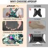 imageAPEXUP Adjustable Weighted Vest 410lb1218lb2032lb Vest with 6 Ironsand Weights and Large Pocket Weight Vest for Men Women Strength Training Running WalkingDigital Camo
