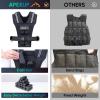 imageAPEXUP Adjustable Weighted Vest Men 20lbs30lbs40lbs Weights with Reflective Stripe Weight Vest Woman Workout Vest for Strength Training Running Walking20lbs