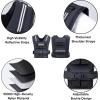 imageAPEXUP Adjustable Weighted Vest Men 20lbs30lbs40lbs Weights with Reflective Stripe Weight Vest Woman Workout Vest for Strength Training Running Walking30lbs
