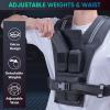 imageAPEXUP Adjustable Weighted Vest Men 20lbs30lbs40lbs Weights with Reflective Stripe Weight Vest Woman Workout Vest for Strength Training Running Walking20lbs