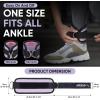 imageAPEXUP Ankle Strap for Cable Machine Ankle Resistance Bands Cable Kick Back Straps for Gym Glute Workouts Leg Extensions Adjustable Straps with Neoprene PaddingPastel Purple