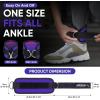 imageAPEXUP Ankle Strap for Cable Machine Ankle Resistance Bands Cable Kick Back Straps for Gym Glute Workouts Leg Extensions Adjustable Straps with Neoprene PaddingPurple