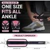 imageAPEXUP Ankle Strap for Cable Machine Ankle Resistance Bands Cable Kick Back Straps for Gym Glute Workouts Leg Extensions Adjustable Straps with Neoprene PaddingPastel Pink