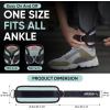 imageAPEXUP Ankle Strap for Cable Machine Ankle Resistance Bands Cable Kick Back Straps for Gym Glute Workouts Leg Extensions Adjustable Straps with Neoprene PaddingPastel Blue