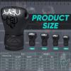 imageAPEXUP Boxing Gloves Men Women Pro Training Sparring Heavy Bag Gloves for MMA Kickboxing Muay ThaiBlack