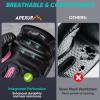imageAPEXUP Boxing Gloves Men Women Pro Training Sparring Heavy Bag Gloves for MMA Kickboxing Muay ThaiRose Red