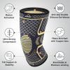 imageAPEXUP Compression Knee Brace for Women Copper Compression Sleeve for Knee Support Arthritis Pain Relief Meniscus Tear ACL RunningYellowBlack