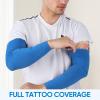 imageAPEXUP Cooling Arm Sleeves for Men Women UV Sun Protection UPF 50 Volleyball Arm Sleeves Compression Sleeves for Outdoor2 Gray2 Blue