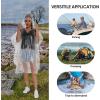 imageAPEXUP Disposable Rain Ponchos for Adults Emergency Rain Poncho for Camping Hiking TravellingBlue 5 Pack