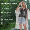 imageAPEXUP Disposable Rain Ponchos for Adults Emergency Rain Poncho for Camping Hiking TravellingBlue 5 Pack