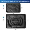 imageAPEXUP Gel Ice Packs for Injuries Reusable Flexible Double Sided Cold Packs for Injuries Ice Pack for Knee Shoulder Back Hip Leg Arm Black S 2PKBlack