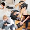 imageAPEXUP Gel Ice Packs for Injuries Reusable Flexible Double Sided Cold Packs for Injuries Ice Pack for Knee Shoulder Back Hip Leg Arm Black S 2PKBlack