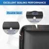 imageAPEXUP Gel Ice Packs for Injuries Reusable Flexible Double Sided Cold Packs for Injuries Ice Pack for Knee Shoulder Back Hip Leg Arm Black S 2PKBlack