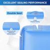 imageAPEXUP Gel Ice Packs for Injuries Reusable Flexible Double Sided Cold Packs for Injuries Ice Pack for Knee Shoulder Back Hip Leg Arm Black S 2PKBlue