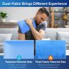 imageAPEXUP Gel Ice Packs for Injuries Reusable Flexible Double Sided Cold Packs for Injuries Ice Pack for Knee Shoulder Back Hip Leg Arm Black S 2PKBlue