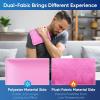 imageAPEXUP Gel Ice Packs for Injuries Reusable Flexible Double Sided Cold Packs for Injuries Ice Pack for Knee Shoulder Back Hip Leg Arm Black S 2PKPink
