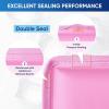 imageAPEXUP Gel Ice Packs for Injuries Reusable Flexible Double Sided Cold Packs for Injuries Ice Pack for Knee Shoulder Back Hip Leg Arm Black S 2PKPink