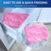 imageAPEXUP Gel Ice Packs for Injuries Reusable Flexible Double Sided Cold Packs for Injuries Ice Pack for Knee Shoulder Back Hip Leg Arm Black S 2PKPink