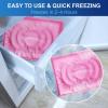 imageAPEXUP Gel Ice Packs for Injuries Reusable Flexible Double Sided Cold Packs for Injuries Ice Pack for Knee Shoulder Back Hip Leg Arm Black S 2PKPink