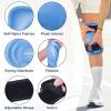 imageAPEXUP Ice Pack for Knee Pain Relief Large Reusable Wrap After Surgery Flexible Gel Cold Pack for Injuries Pain Relief for Back Shoulder Elbow Ankle and Leg Purple L 1PKBlue