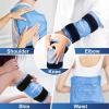 imageAPEXUP Ice Pack for Knee Pain Relief Large Reusable Wrap After Surgery Flexible Gel Cold Pack for Injuries Pain Relief for Back Shoulder Elbow Ankle and Leg Purple L 1PKBlue