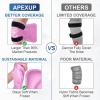 imageAPEXUP Ice Pack for Knee Pain Relief Large Reusable Wrap After Surgery Flexible Gel Cold Pack for Injuries Pain Relief for Back Shoulder Elbow Ankle and Leg Purple L 1PKPink