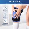 imageAPEXUP Ice Pack for Knee Pain Relief Large Reusable Wrap After Surgery Flexible Gel Cold Pack for Injuries Pain Relief for Back Shoulder Elbow Ankle and Leg Purple L 1PKNavy Blue