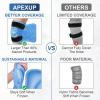imageAPEXUP Ice Pack for Knee Pain Relief Large Reusable Wrap After Surgery Flexible Gel Cold Pack for Injuries Pain Relief for Back Shoulder Elbow Ankle and Leg Purple L 1PKBlue