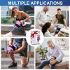 imageAPEXUP Ice Pack for Knee Pain Relief Large Reusable Wrap After Surgery Flexible Gel Cold Pack for Injuries Pain Relief for Back Shoulder Elbow Ankle and Leg Purple L 1PKBlack