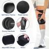 imageAPEXUP Ice Pack for Knee Pain Relief Large Reusable Wrap After Surgery Flexible Gel Cold Pack for Injuries Pain Relief for Back Shoulder Elbow Ankle and Leg Purple L 1PKBlack