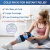 imageAPEXUP Ice Pack for Knee Pain Relief Large Reusable Wrap After Surgery Flexible Gel Cold Pack for Injuries Pain Relief for Back Shoulder Elbow Ankle and Leg Purple L 1PKBlue