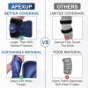 imageAPEXUP Ice Pack for Knee Pain Relief Large Reusable Wrap After Surgery Flexible Gel Cold Pack for Injuries Pain Relief for Back Shoulder Elbow Ankle and Leg Purple L 1PKNavy Blue