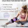 imageAPEXUP Ice Pack for Knee Pain Relief Large Reusable Wrap After Surgery Flexible Gel Cold Pack for Injuries Pain Relief for Back Shoulder Elbow Ankle and Leg Purple L 1PKPurple