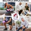 imageAPEXUP Ice Pack for Knee Pain Relief Large Reusable Wrap After Surgery Flexible Gel Cold Pack for Injuries Pain Relief for Back Shoulder Elbow Ankle and Leg Purple L 1PKPurple
