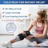 imageAPEXUP Ice Pack for Knee Pain Relief Large Reusable Wrap After Surgery Flexible Gel Cold Pack for Injuries Pain Relief for Back Shoulder Elbow Ankle and Leg Purple L 1PKBlack