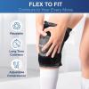 imageAPEXUP Ice Pack for Knee Pain Relief Large Reusable Wrap After Surgery Flexible Gel Cold Pack for Injuries Pain Relief for Back Shoulder Elbow Ankle and Leg Purple L 1PKBlack