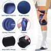 imageAPEXUP Ice Pack for Knee Pain Relief Large Reusable Wrap After Surgery Flexible Gel Cold Pack for Injuries Pain Relief for Back Shoulder Elbow Ankle and Leg Purple L 1PKNavy Blue