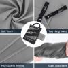imageAPEXUP Microfiber Travel Towel Ultra Absorbent Quick Dry Towels Lightweight Gym Sports Camping Towel for Workout Yoga Beach Shower Swimming 48quot24quot Army GreenGray