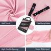 imageAPEXUP Microfiber Travel Towel Ultra Absorbent Quick Dry Towels Lightweight Gym Sports Camping Towel for Workout Yoga Beach Shower Swimming 48quot24quot Army GreenPale Rose